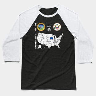 State of Iowa Baseball T-Shirt